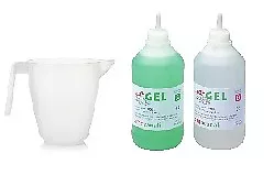 Electrical Insulating Sealing Gel 1Ltr With Measuring Jug & Spatula