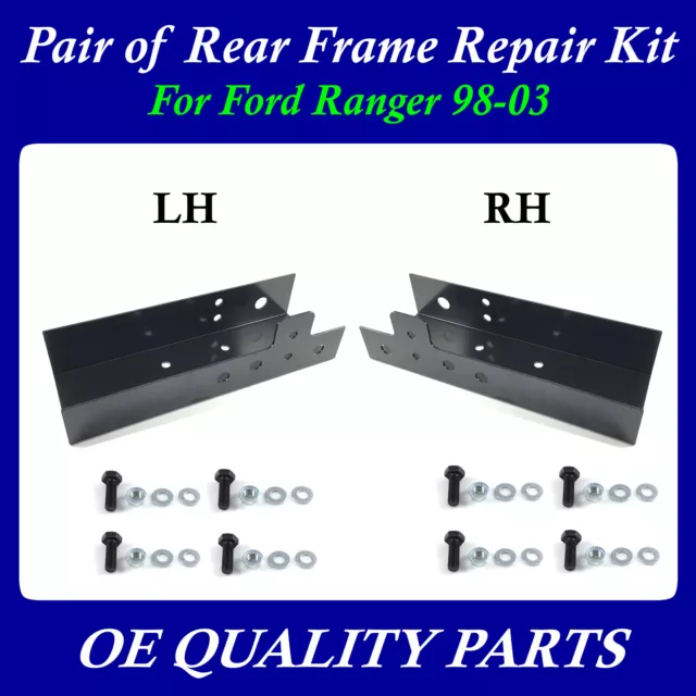 Pair Of Rear LH & RH  Frame Repair Kit For 98-03 Ford Ranger 523-204 523-203