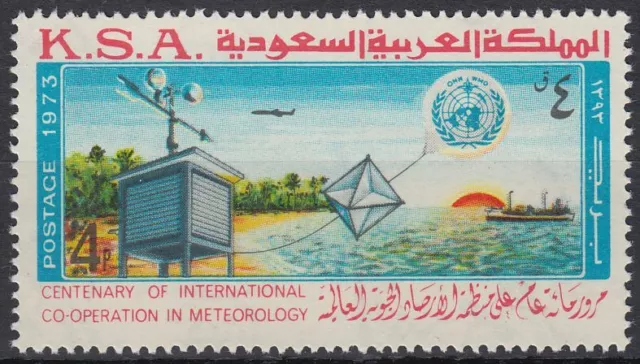 Saudi Arabia 1975 ** Mi.577 Meteorologie Meteorology WMO