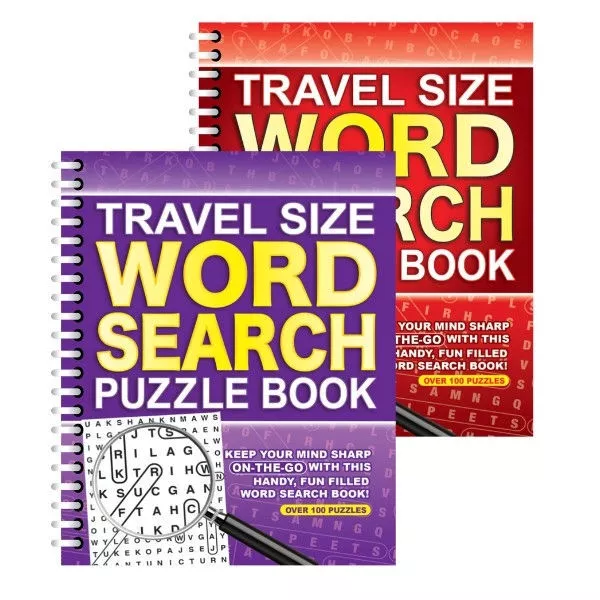 Travel Size Word Search - Wordsearch Books Travel Activity Puzzle Puzzles Adults