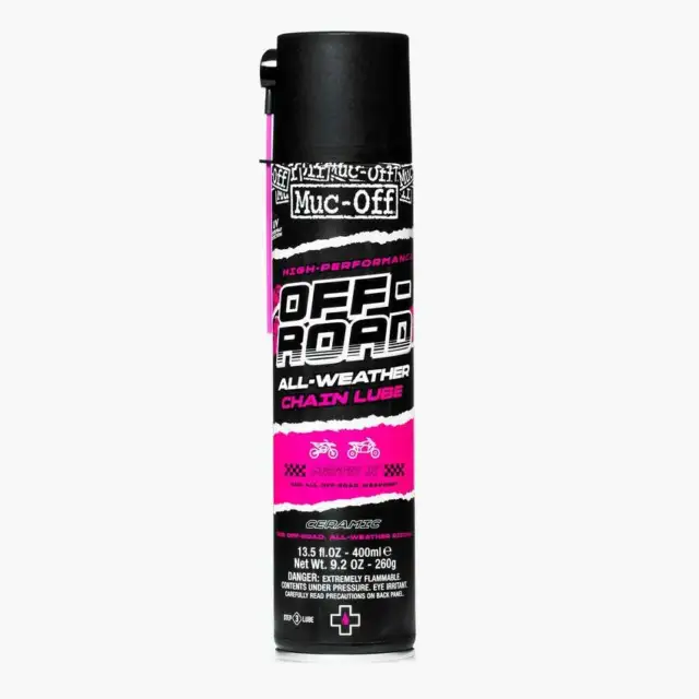 Muc-Off Off-Road 13.5 oz All Weather & Long Distance Chain Lube Spray 3605-0113