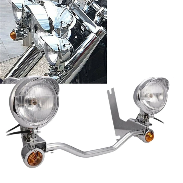Passing Driving Spot Lamp Turn Signal Light For Harley Touring Road King 94-13