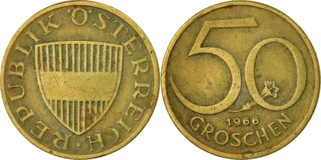 50 Groschen 1966 Austria Coin - Circulated