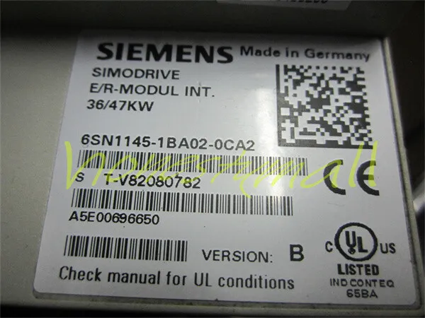 ONE Gebraucht Siemens Ir Einlauf Modul 6SN1 145-1BA02-0CA2 6SN1145-1BA02-0CA2