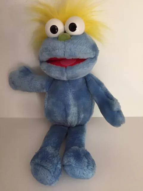 Jim Henson Muppets Go To Bed Fred Blue Plush doll Nose Glows Equity Toys vintage