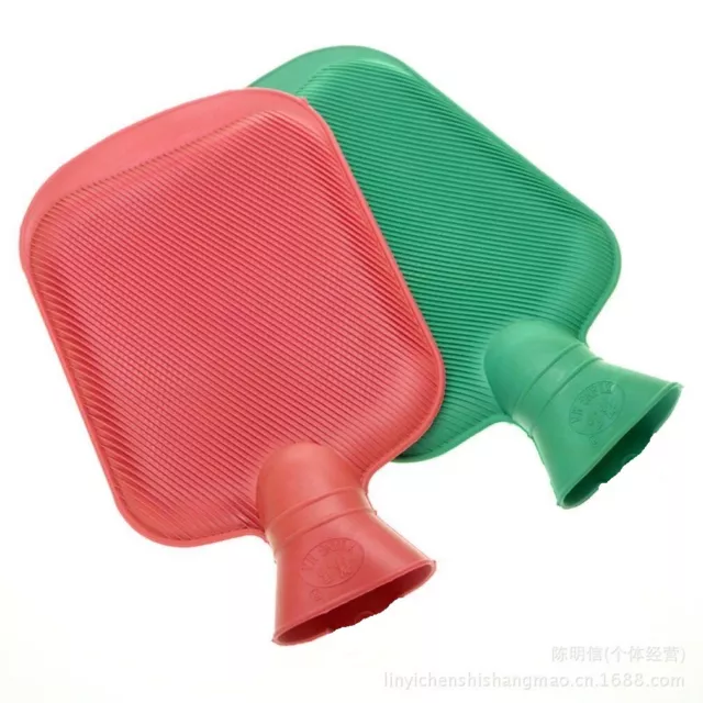 2 Litre 1 Litre 500ml Hot Water Bottle Natural Rubber Winter Warmer Small Large