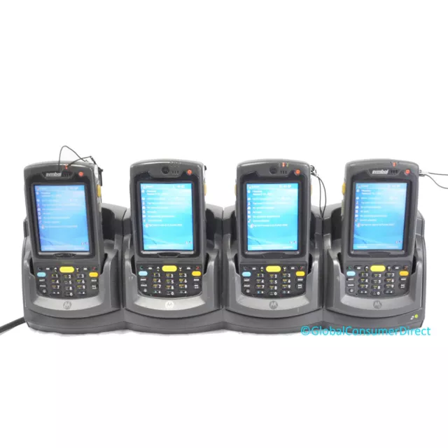 LOT OF 4x Motorola MC75 MC7596-PZCSURWAAWR 1D/2D Barcode Scanner GPS GSM +CRADLE