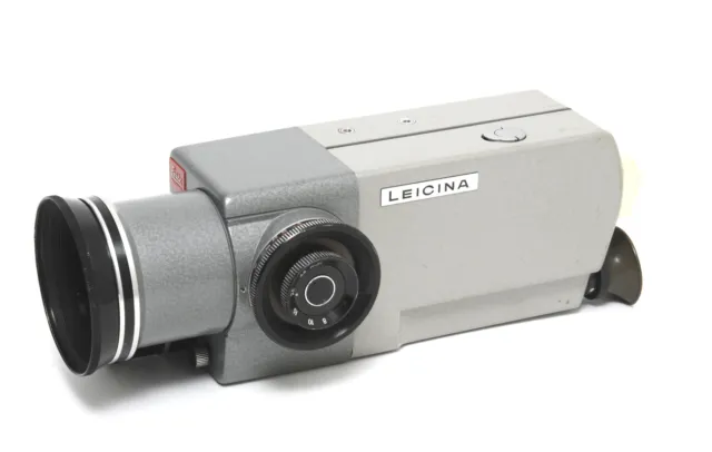 Leicina 8V 8mm movie camera w. Leitz Variogon 1.8/8-48mm NOTTESTED