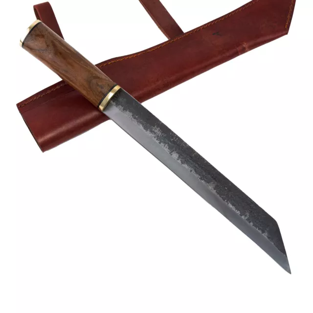 Wikinger Gebrauchsmesser Mittelalter Messer Sax Style mit Lederscheide