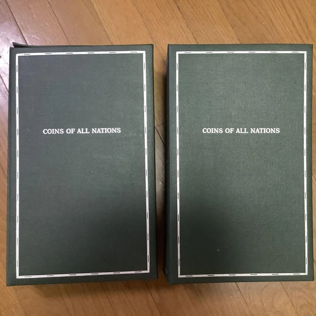 FRANKLIN MINT COINS Of All Nations 150 Countries 2 binders