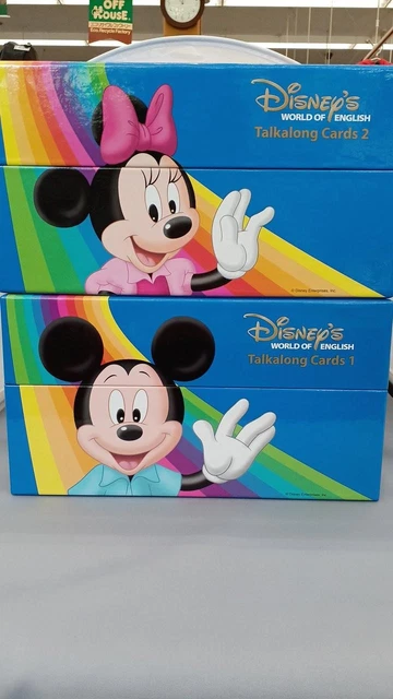 Disney World of English Talking Cards Disney Talkalong Cards 2