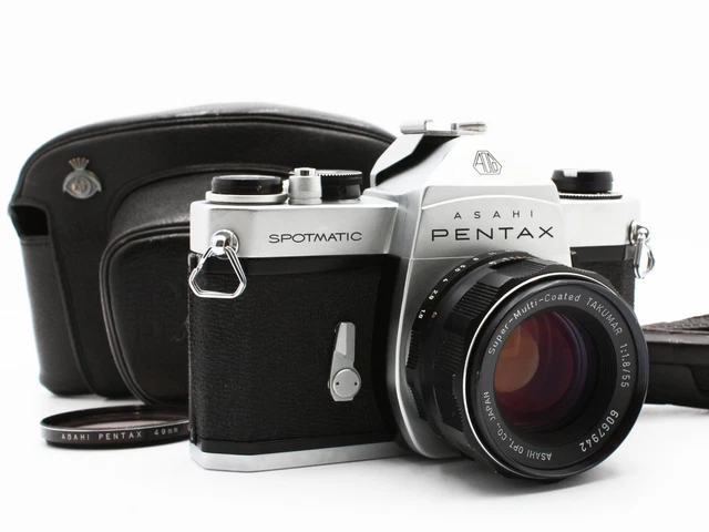 ASAHI PENTAX SPOTMATIC SP Film Camera SMC TAKUMAR 55mm f/1.8 Lens