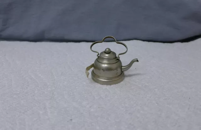 BT Sewing Vintage Figural Metal Tape Measure Tea Kettle