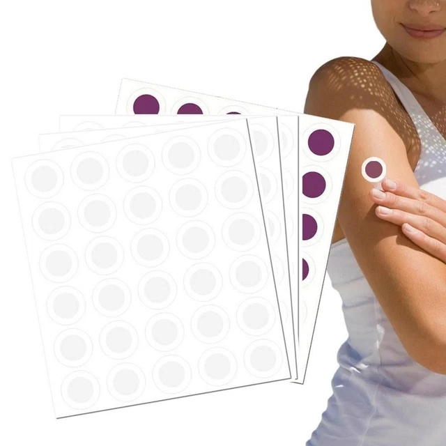 5pcs/set Self Adhesive UV Detecting Patches  Picnics Hiking