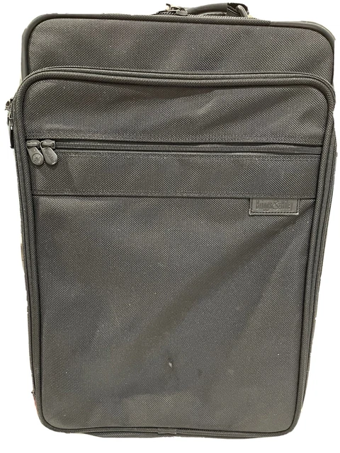 Briggs & Riley Black U21X 21" Expandable Wheeled Upright Carry-On Luggage Bag