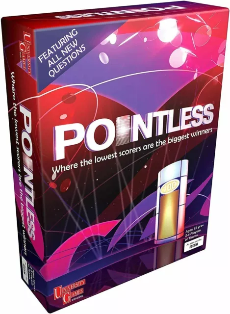 Pointless Quiz Trivia Card Game - with 270 Questions - University Games