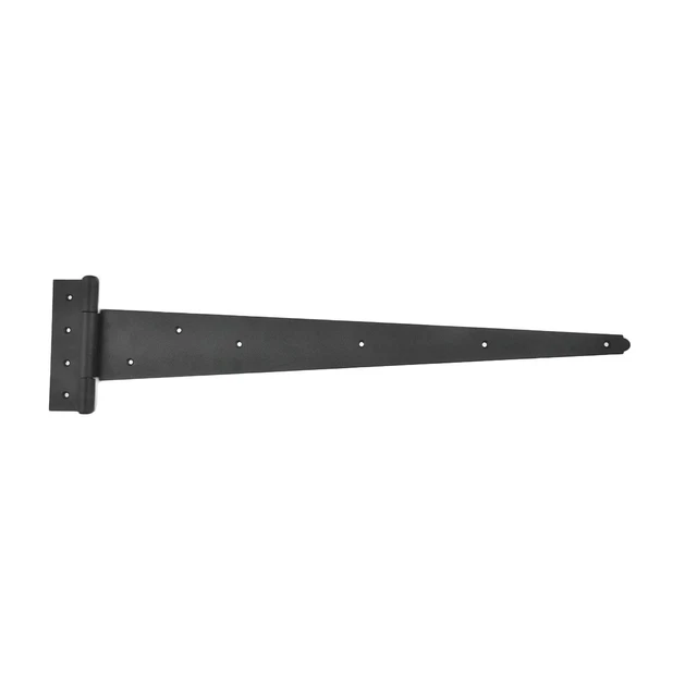 Black T Strap Gate Hinges for Wooden Fences Barn Door Fence Strap Hinges