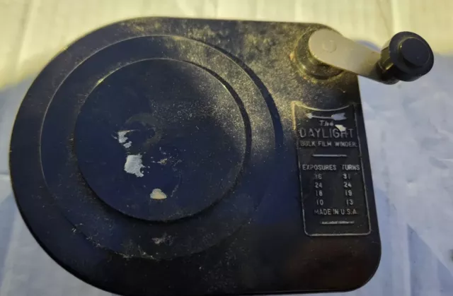 Cargador de película vintage Lloyd ""The Daylight"" a granel 35 mm/recargador/bobinador con película