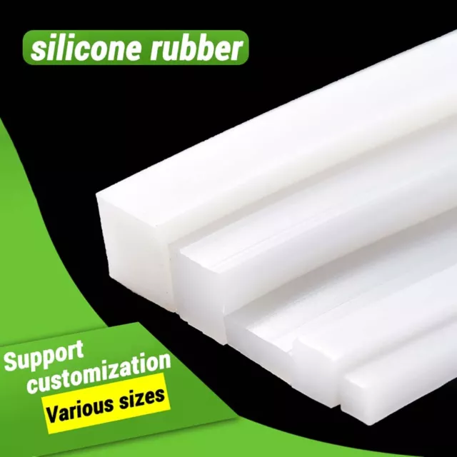 Waterproof Solid Sealing Strip Silicone Rubber Square Strip 4/5/6/8/10-15/20mm