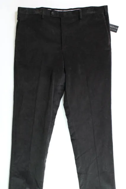 The Mens Store at Bloomingdales Stretch Corduroy Regular Fit Pants 38 Charcoal