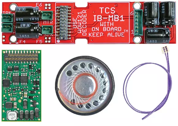 TCS 1764 WDK-INT-3 DCC Sound Conversion Kit fit Intermountain ES44ac HO Scale