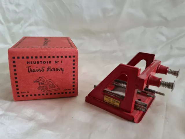 Ancien Train Hornby O Gauge O Meccano Heurtoir N°1 Avec Boite D'origine