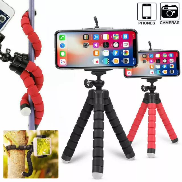 Flexible Mount Adjustable Mini Tripod Stand Holder For Cell Phone Camera