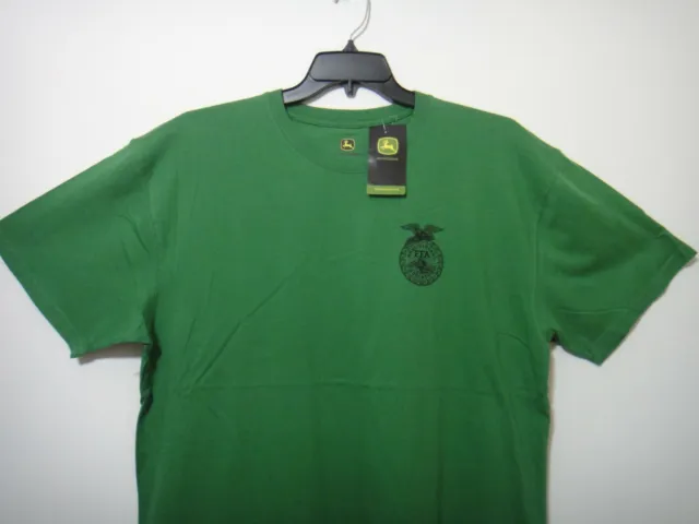 John Deere Men's Short Sleeve T-Shirt With Color Green Size X-Large