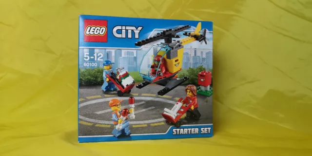 LEGO CITY 60100-Ensemble de démarrage de l'aéroport,hélicoptère Neuf et scellé