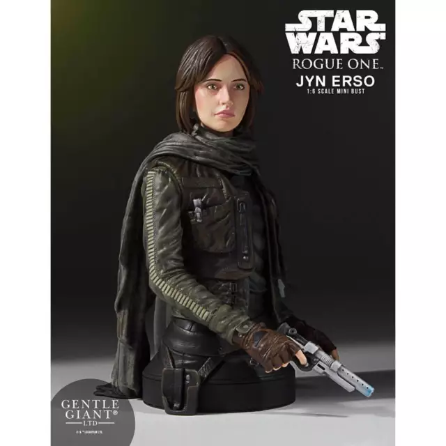 Buste Gentle Giant – Rogue One: A Star Wars Story – Jyn Erso échelle 1/6 17cm
