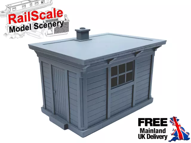 TT120 Gauge 1:120 Scale LNER Platelayers Hut In Grey Primer -  High Detail -