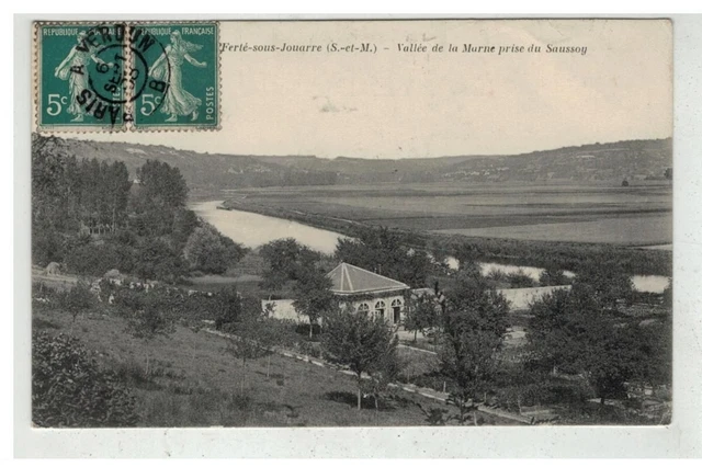 77 La Ferte under / Below Jouarre #19542 Valley Of Marne Prisse / The Saussoy