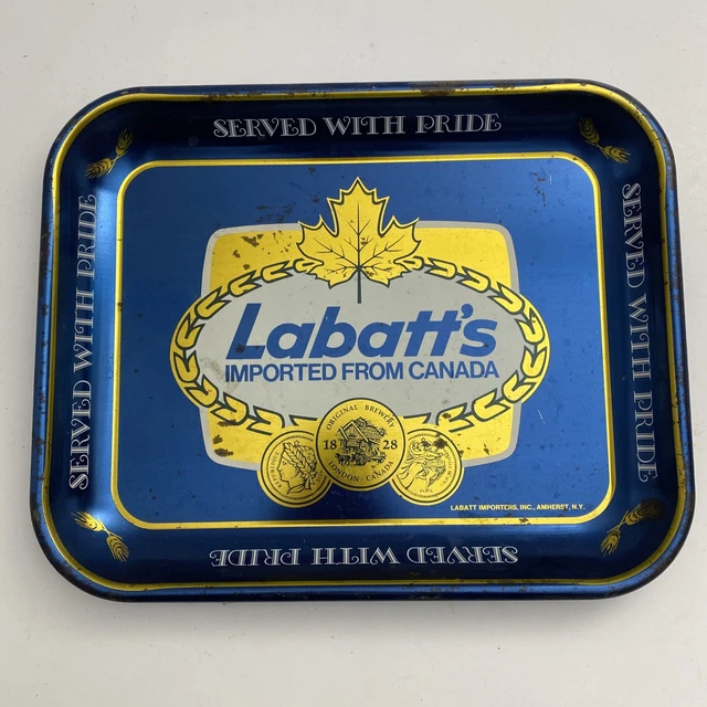 RARE VINTAGE LABATT’S Labatt Importers Inc. Metal Beer Advertisement ...