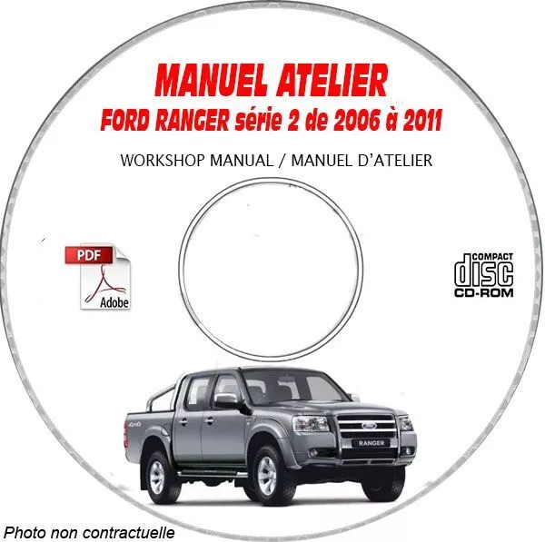 RANGER 2 06-11 - Manuel Atelier CDROM FORD Anglais Expédition - --, Support - C