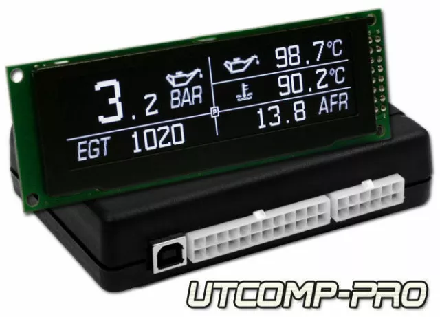 UTCOMP-PRO - TURBO BOOST, ÖLDRUCK, TEMPERATUR, EGT, AFR GAUGE Meter & mehr