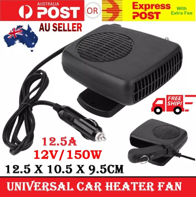 Universal Heater 12v 150W Car Camping Tent Van Truck Portable Fan Heat Defroster