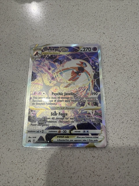 Deoxys VSTAR GG46/GG70 Full Art NM/M Crown Zenith Pokemon Card