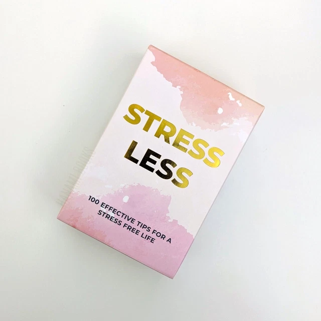 GIFT REPUBLIC Stress Less Cards Set (Wellbeing Destress Gift / Stocking Filler)