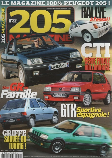 Magazine 205 - Numéro 16, 2016, Peugeot 205 Zenith XS CTI Trophée, Très Bon état