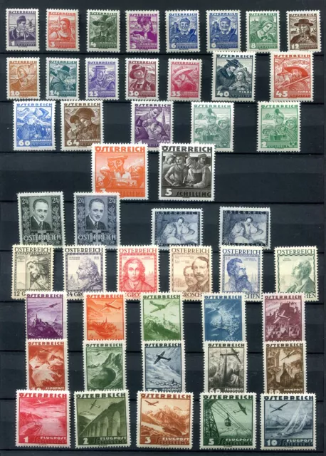 ÖSTERREICH 1919-1985 ** POSTFRISCHE oft KOMPLETTE SAMMLUNG (X5015d