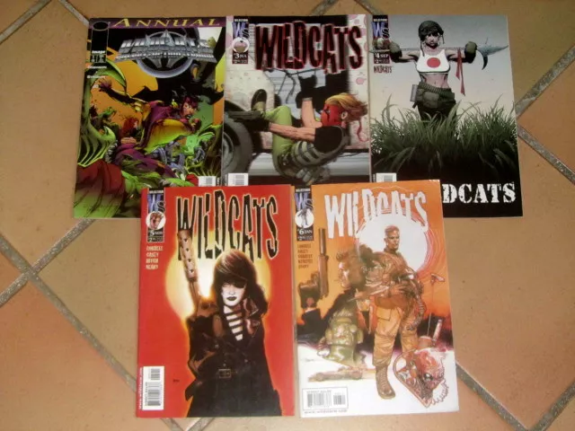 lot 5 albums WILDCATS - tous comics US VO - Wildstorm