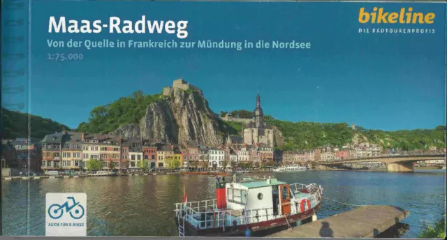 Radführer Maas-Radweg v d Quelle in F zur Mündung i d Nordsee 2023 NEU Bikeline