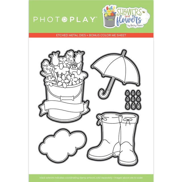 Troqueles y flores grabados PhotoPlay - PSAF3794