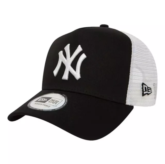 New Era New York Yankees Trucker Cap - Black / White