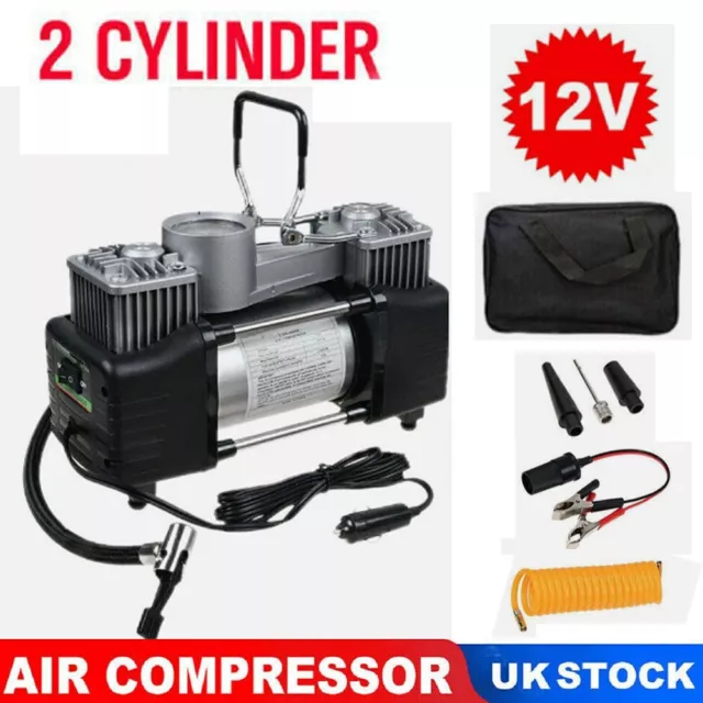 Heavy Duty 12V Electric Car Tyre Inflator 150PSI Portable Air Compressor Pump