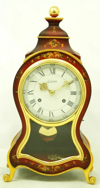 Orologio Da Camino Thunderbird Newgate - Senza Ticchettio, Quadrante Crema, Custodia Silicone Nero, 13.5x28x7.5 Cm - Foto 10