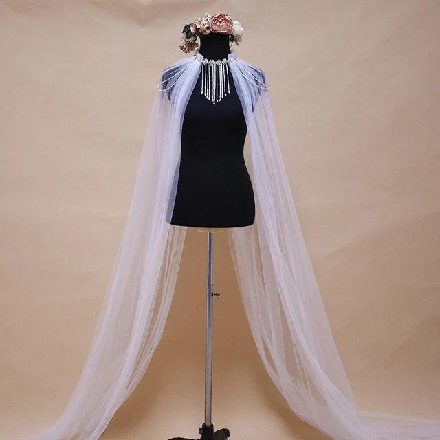 Abito Mantello Sposa Matrimonio Scialle Sposa Capo Grace