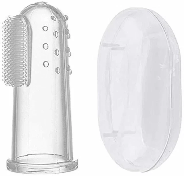 3 X Baby Finger Toothbrush Oral Cleaning Massager for Babies