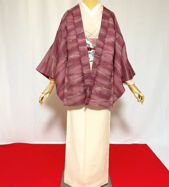 Japanese Kimono/Haori/ Pure Silk/japan/Japanese Tradition/antique/Kimono Jacket