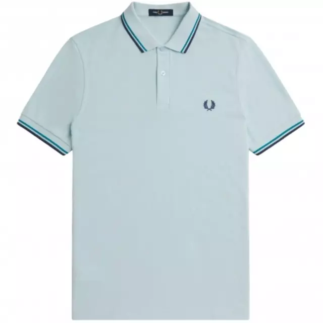 Polo  Uomo Fred Perry Blu M3600 U92 Polo Mc Blu Uomo